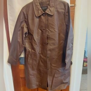 Centigrade leather jacket‎ large brown